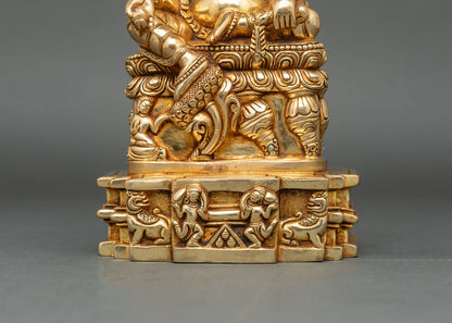 Dzambhala Statue | Sacred Wealth God from Nepal