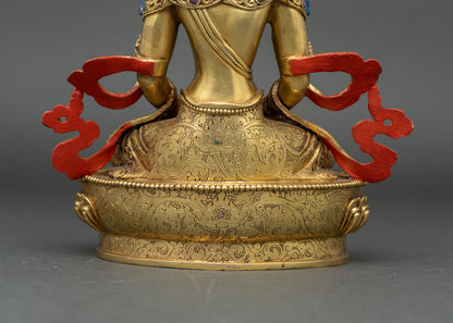Buy Amitayus Statue | Handcrafted Devotional Artwork