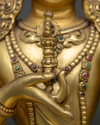 Vajrasattva Copper Statue | Vajrayana Buddhist Deity