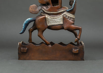 Pehar Gyalpo Statue | Tibetan Buddhist Guardian Art