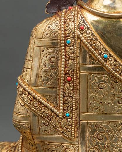 Crowned Buddha Statue | Path to Serenity and Awakening