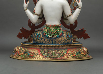 Large Chenrezig Statue | Bodhisattva of Boundless Mercy