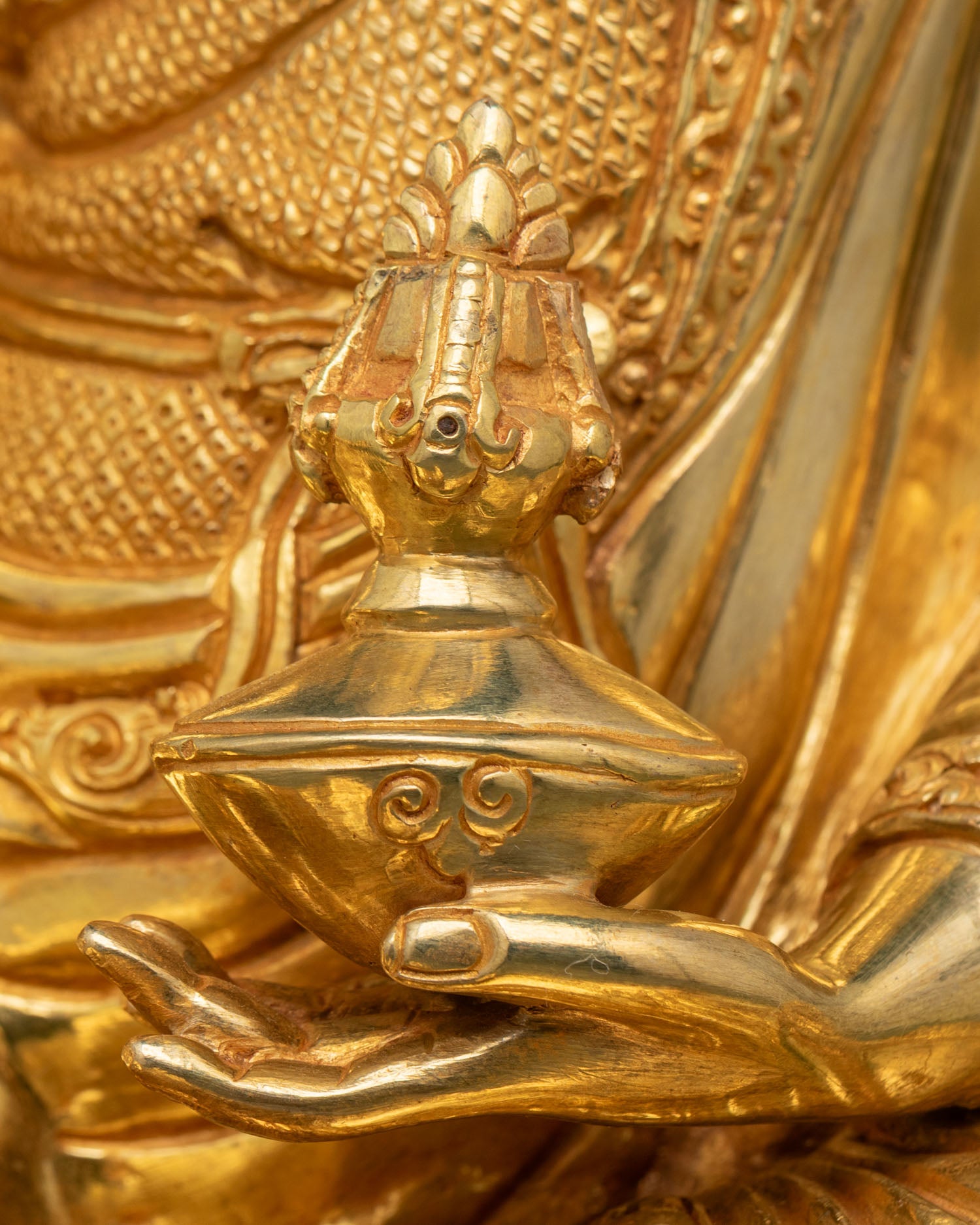 Guru Rinpoche Statue | Authentic Nepalese Artwork