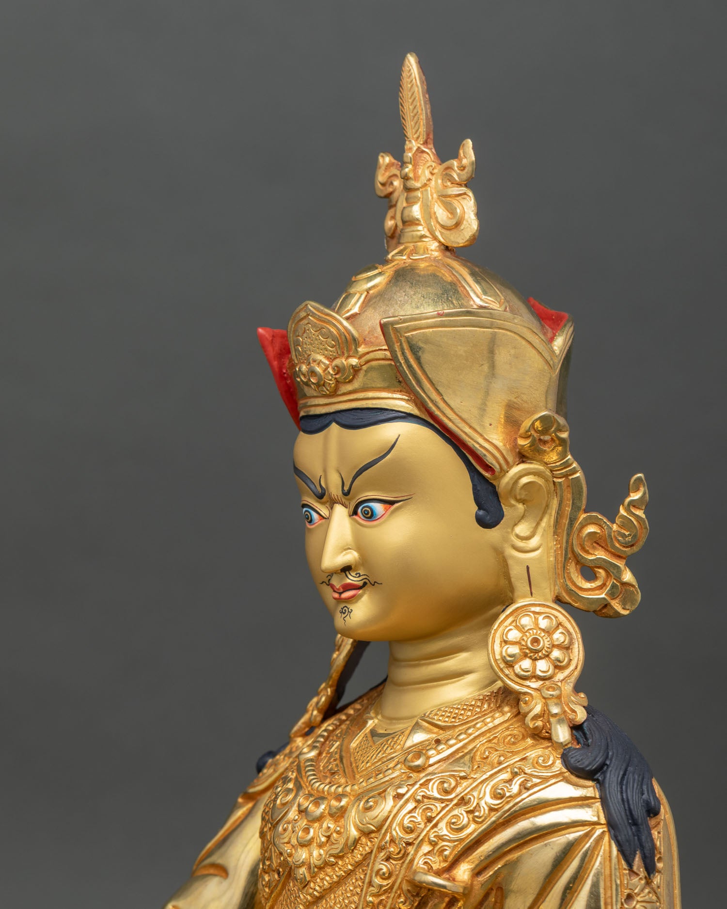 Guru Rinpoche Statue | Authentic Nepalese Artwork