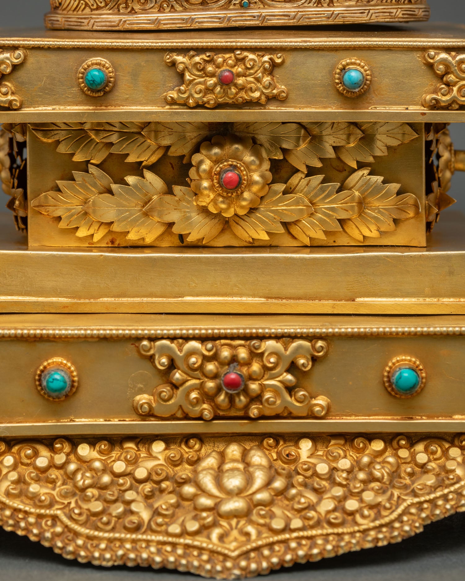 Shakyamuni Buddha Statue with Throne | Handcrafted in Nepal