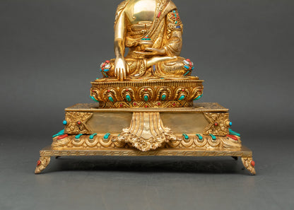 Buddha Shakyamuni  Sculpture | Sacred Himalayan Artwork