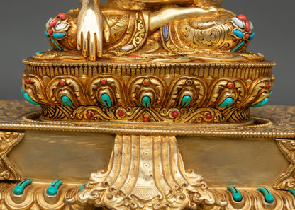 Buddha Shakyamuni  Sculpture | Sacred Himalayan Artwork