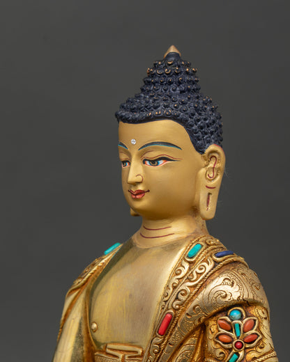 Buddha Shakyamuni  Sculpture | Sacred Himalayan Artwork