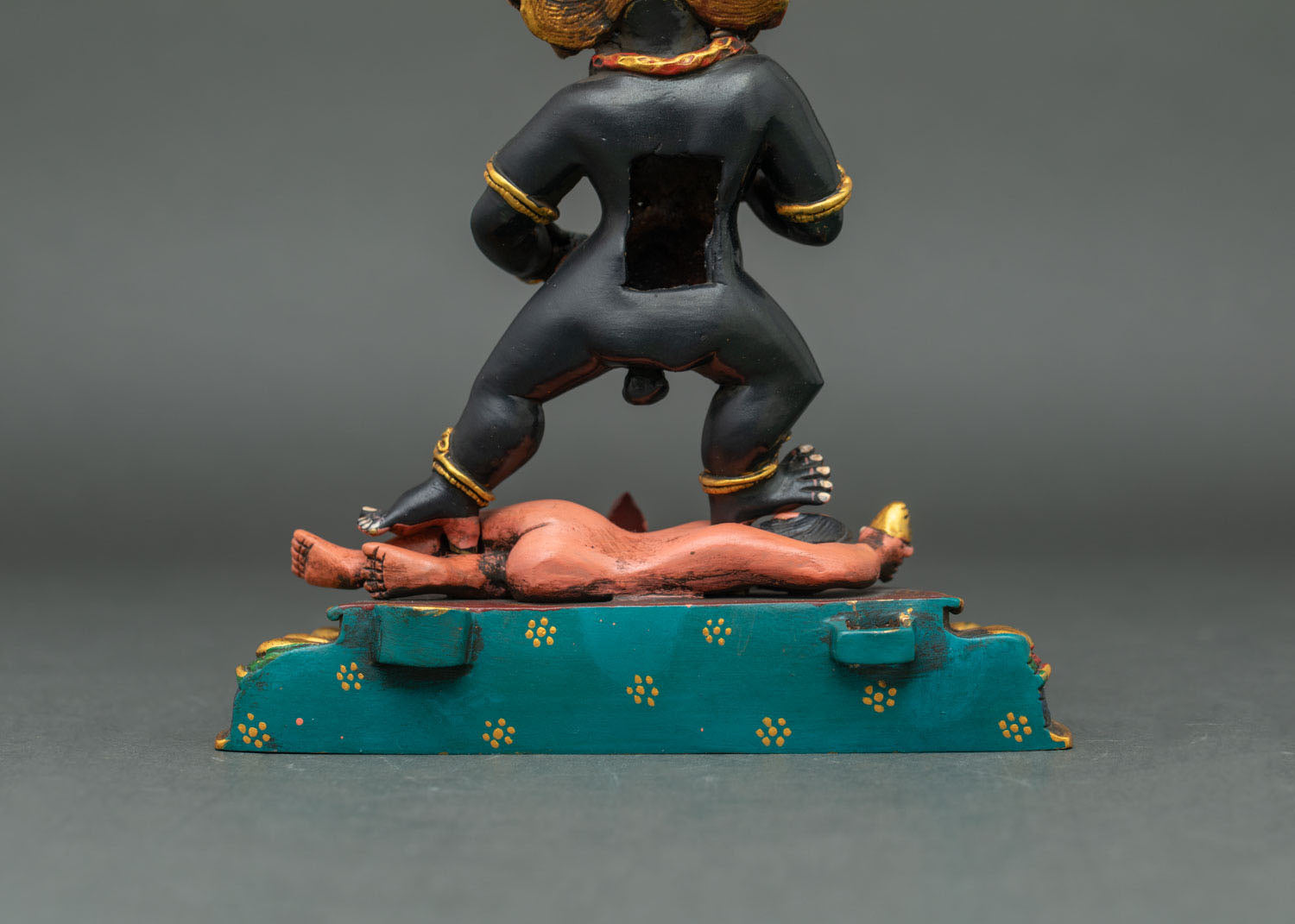 Black Dzambhala | Handcrafted Buddhist Copper Sculpture