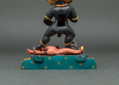 Black Dzambhala | Handcrafted Buddhist Copper Sculpture