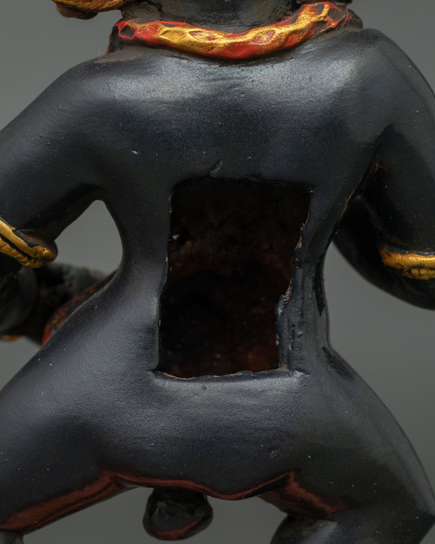 Black Dzambhala | Handcrafted Buddhist Copper Sculpture
