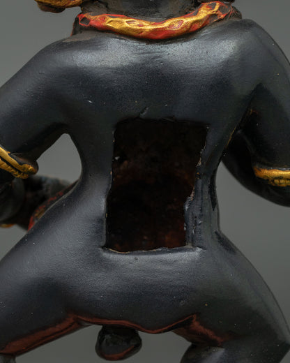 Black Dzambhala | Handcrafted Buddhist Copper Sculpture