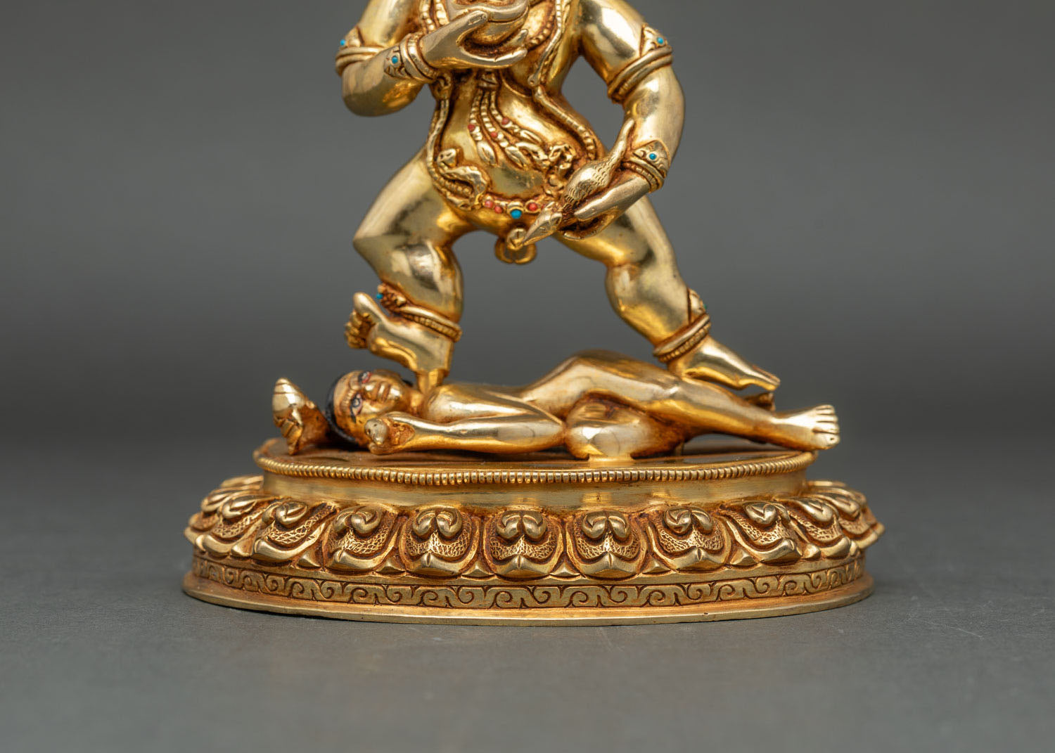 Black Dzambhala – Traditional Himalayan Copper Sculpture