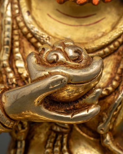 Black Dzambhala – Traditional Himalayan Copper Sculpture