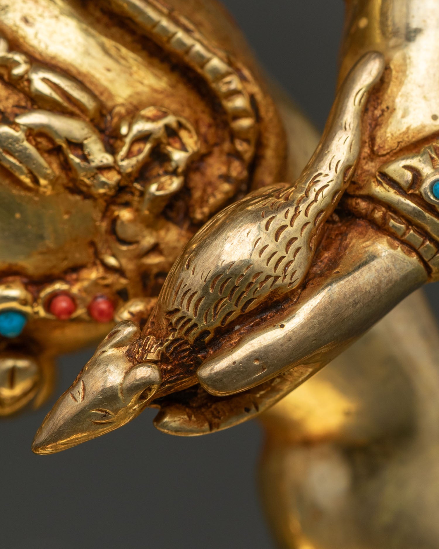 Black Dzambhala – Traditional Himalayan Copper Sculpture