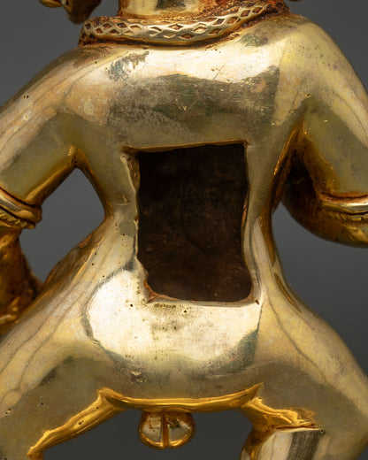 Black Dzambhala – Traditional Himalayan Copper Sculpture