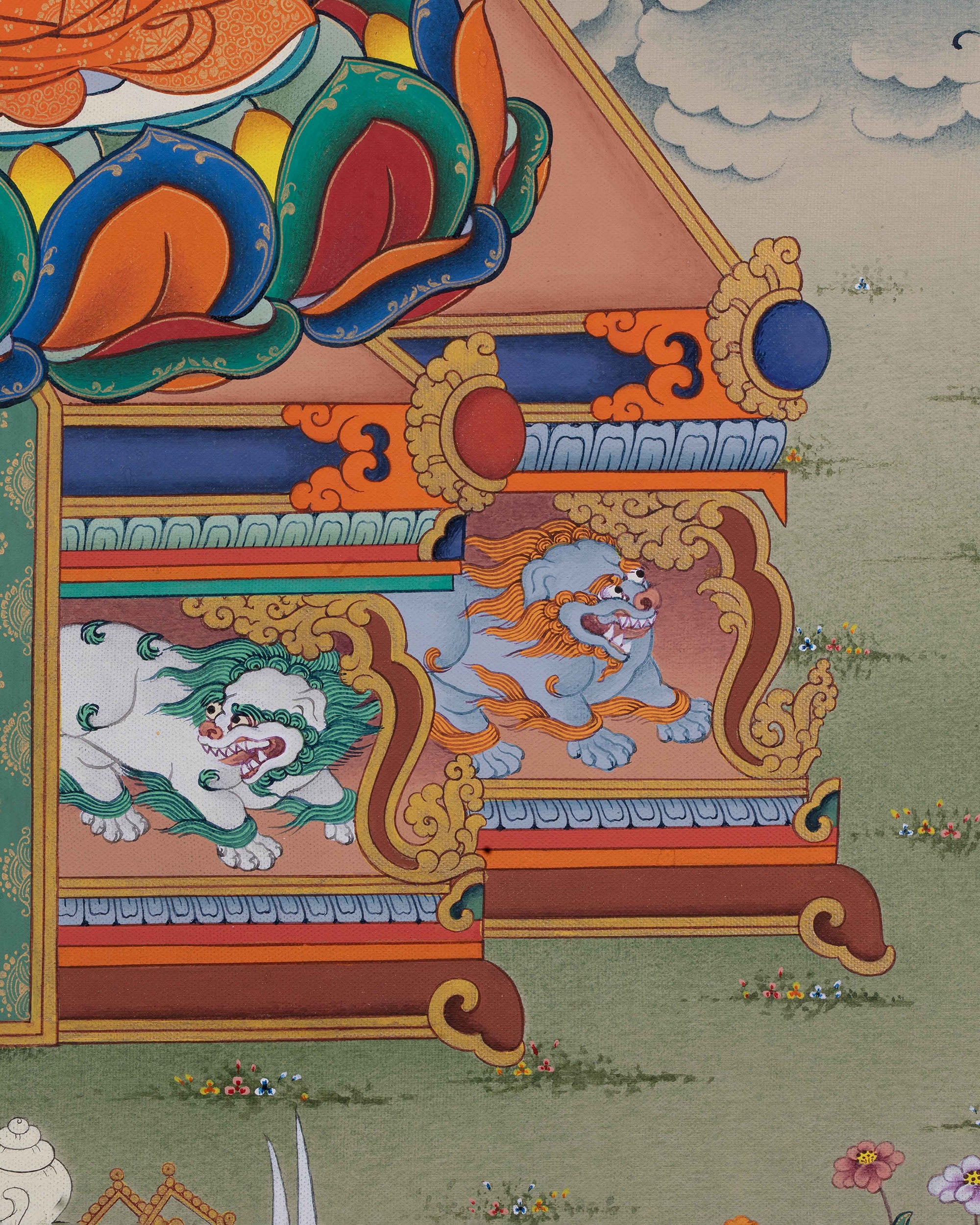 Shakyamuni Buddha Thangka Print