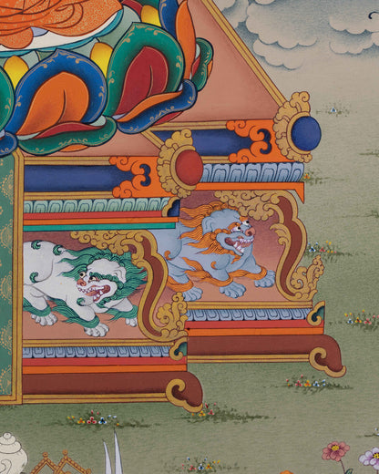 Shakyamuni Buddha Thangka Print