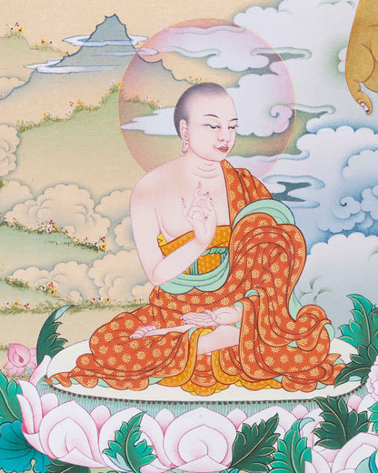 Shakyamuni Buddha Thangka Print Art