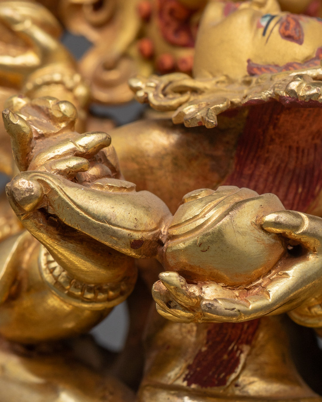 4 Armed Mahakala Mantra Statue
