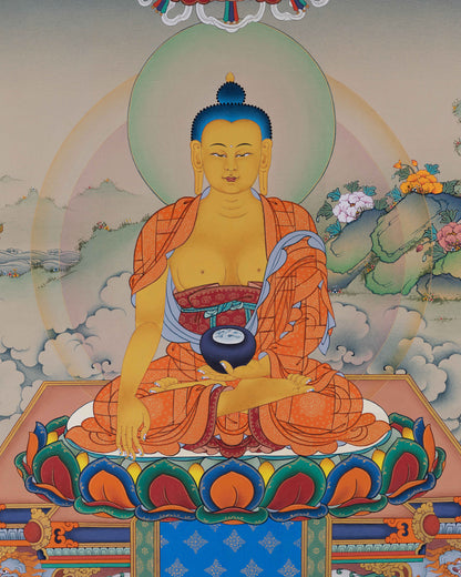 Shakyamuni Buddha Thangka Print