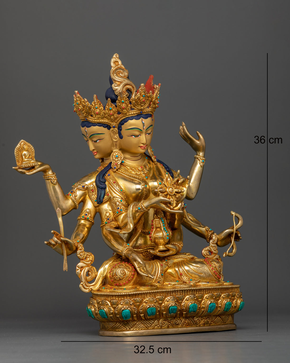 Triumphant Grace: Namgyalma, the Three-Faced Goddess