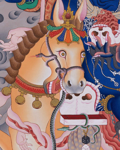 Hand-Painted Palden Lhamo Thangka | Original Thangka
