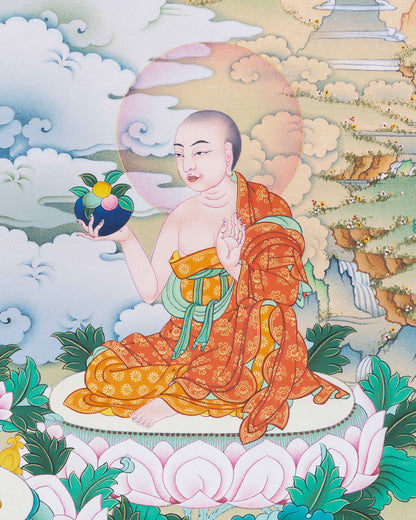Shakyamuni Buddha Thangka Print Art