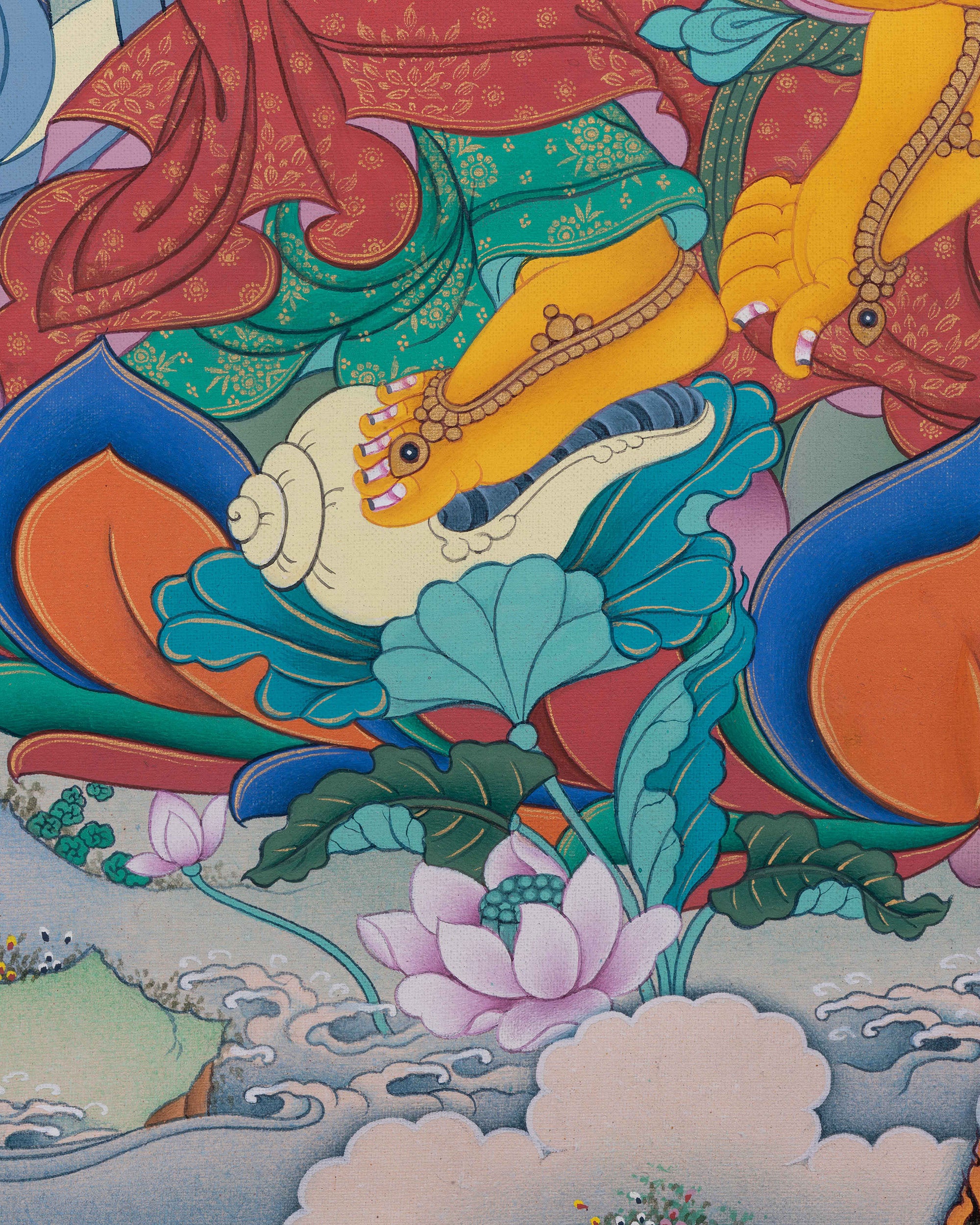 Dzambhala Thangka  Print Art