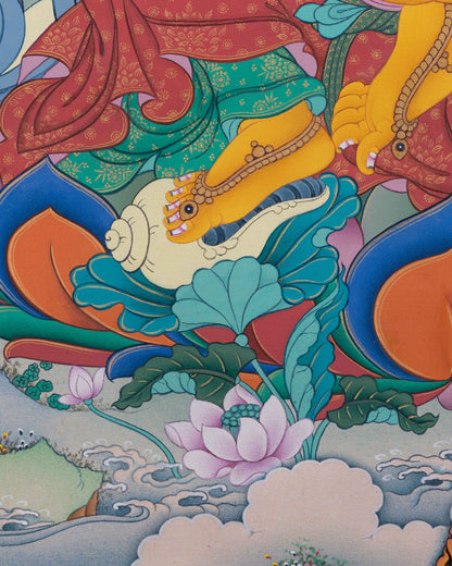 Dzambhala Thangka  Print Art