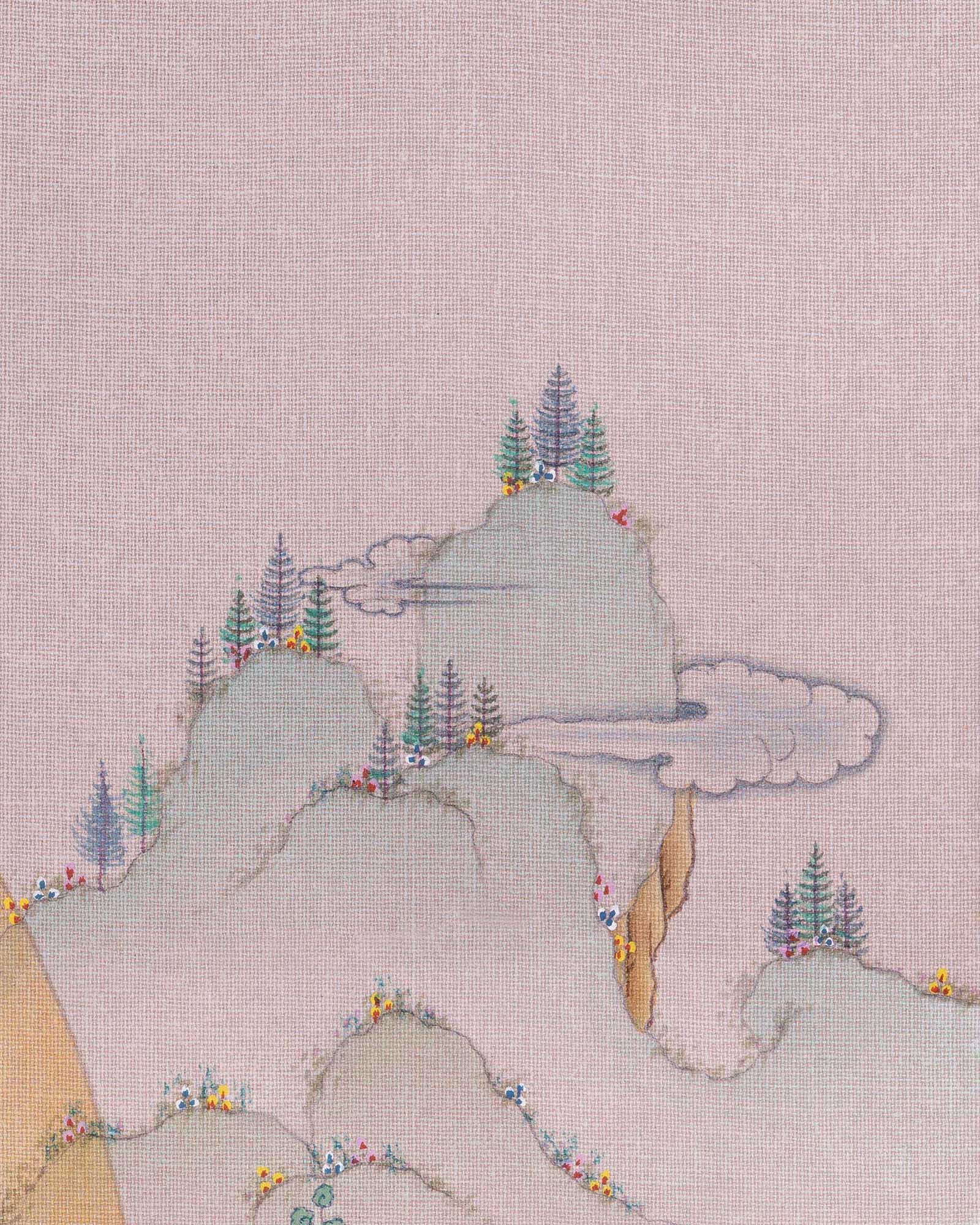 Chenrezig Thangka Print - Avalokiteshvara Artwork from Nepal