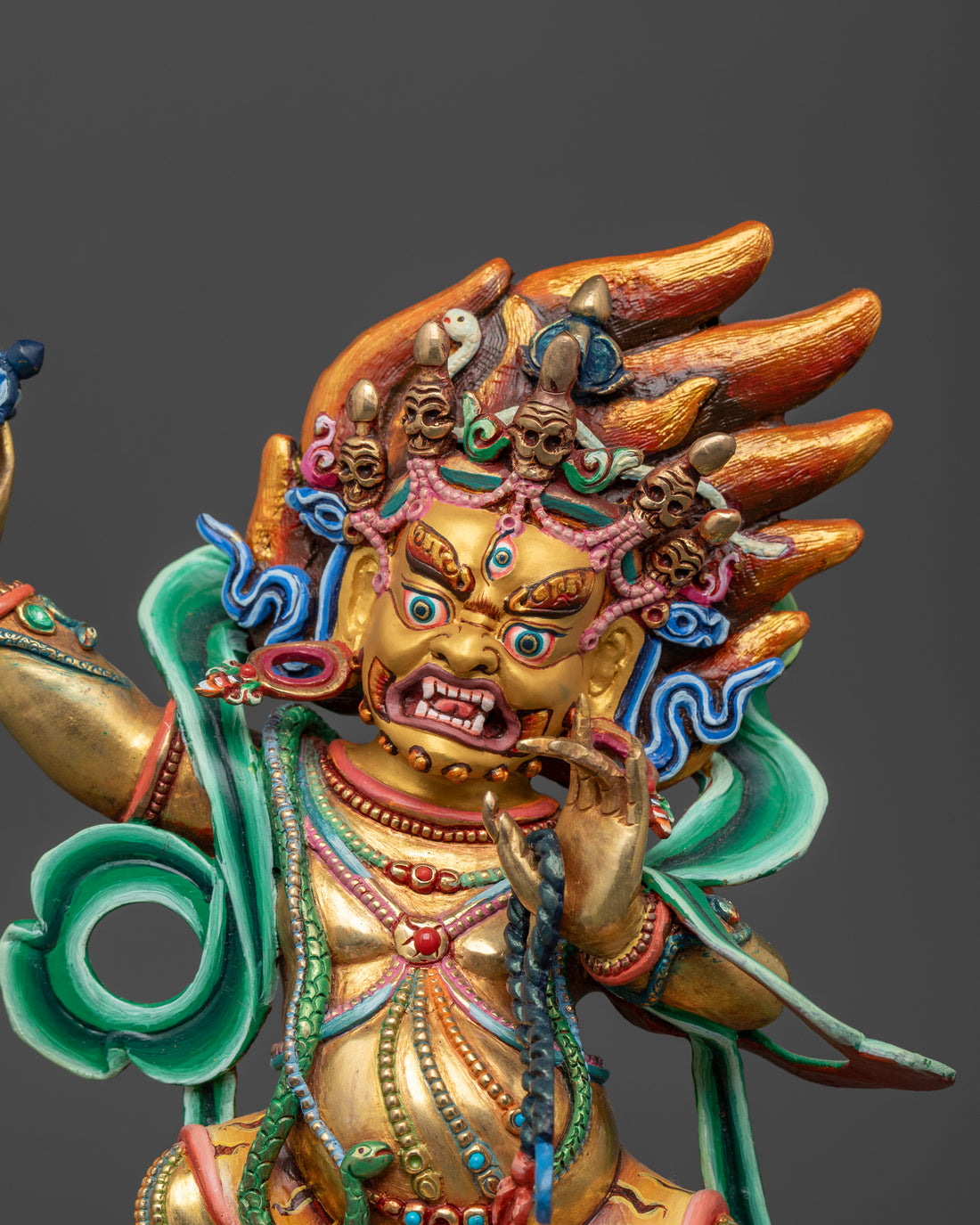 Vajrapani: The Guardian Wrapped in Vibrant Hues