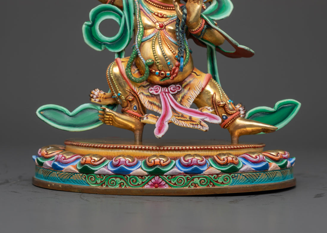 Vajrapani: The Guardian Wrapped in Vibrant Hues