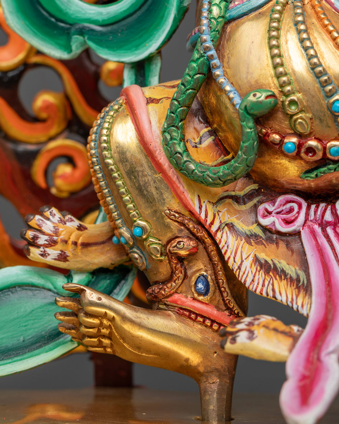 Vajrapani: The Guardian Wrapped in Vibrant Hues