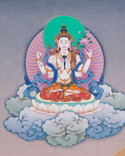 Guru Padmasabhava Thangka Print