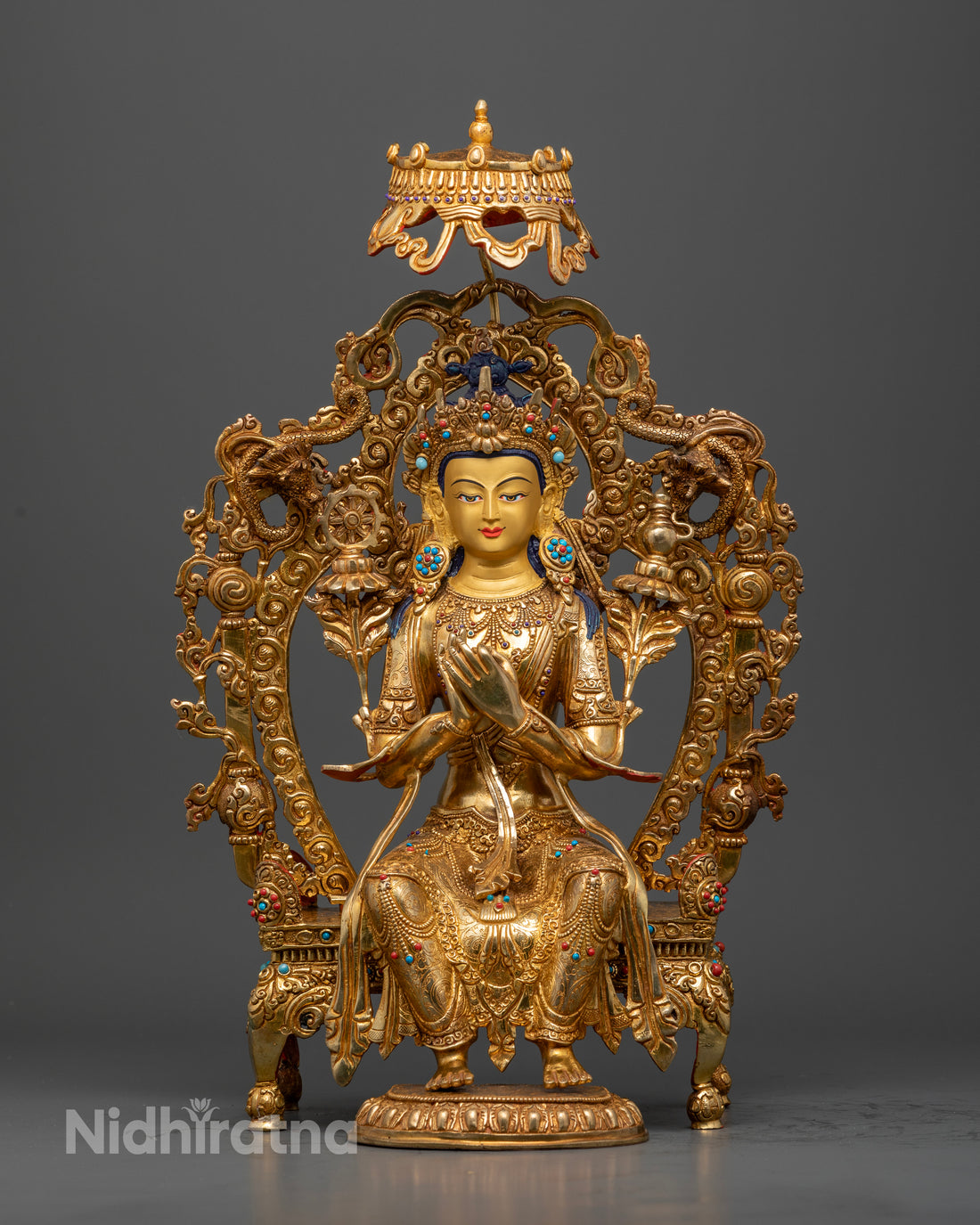 Herald of a New Era: Maitreya Buddha on the Throne of Benevolence