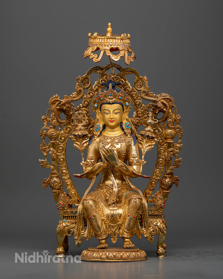 Herald of a New Era: Maitreya Buddha on the Throne of Benevolence