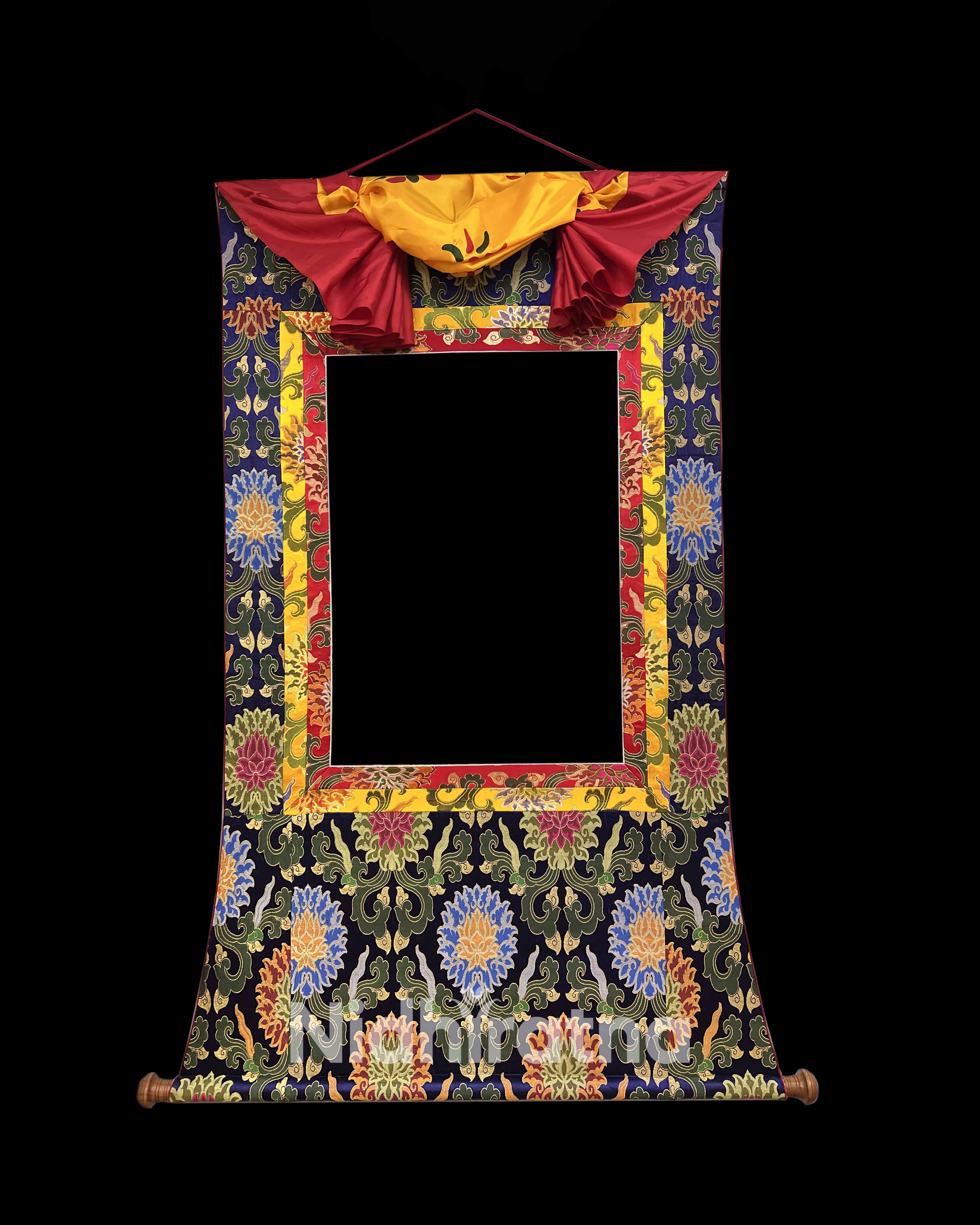 8 Tibetan Thangka Brocade
