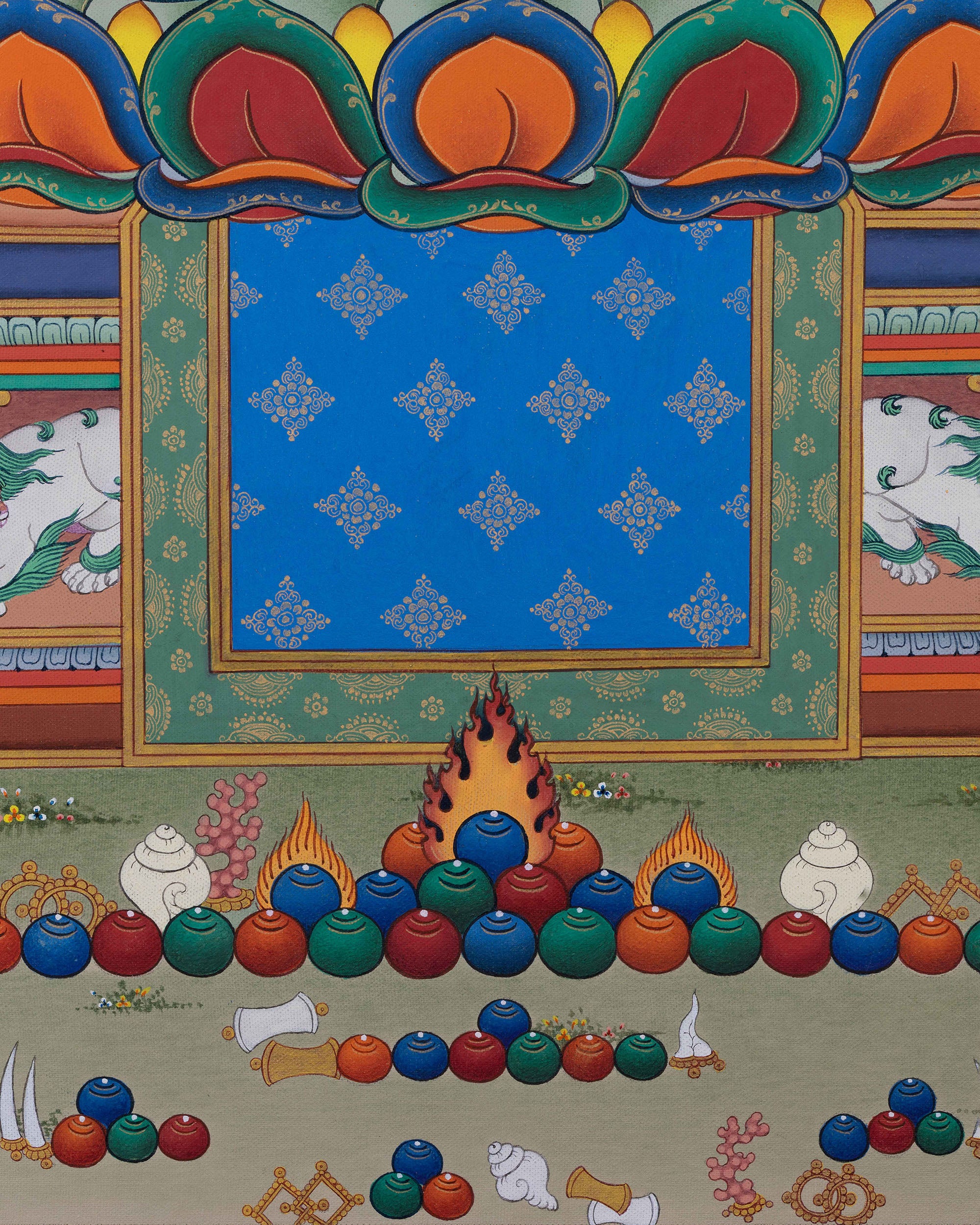 Shakyamuni Buddha Thangka Print