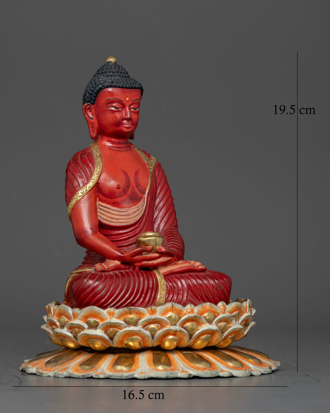 The Radiant Buddha: Symbolism of Amitabha in Red