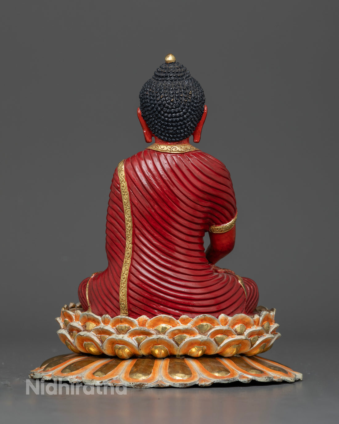 The Radiant Buddha: Symbolism of Amitabha in Red