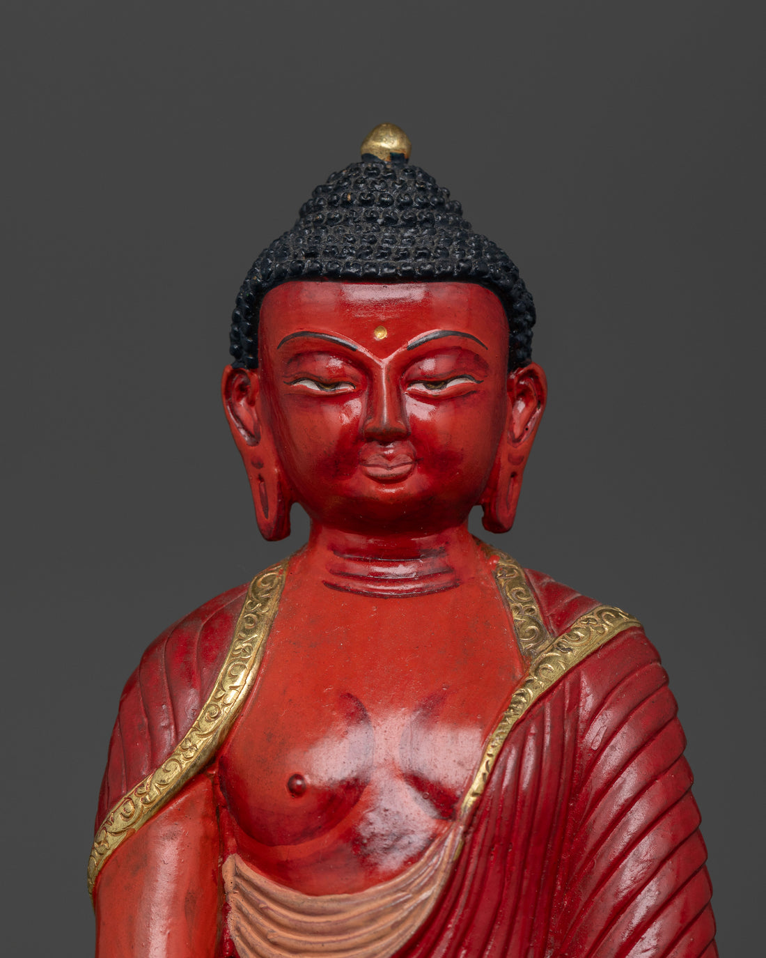 The Radiant Buddha: Symbolism of Amitabha in Red