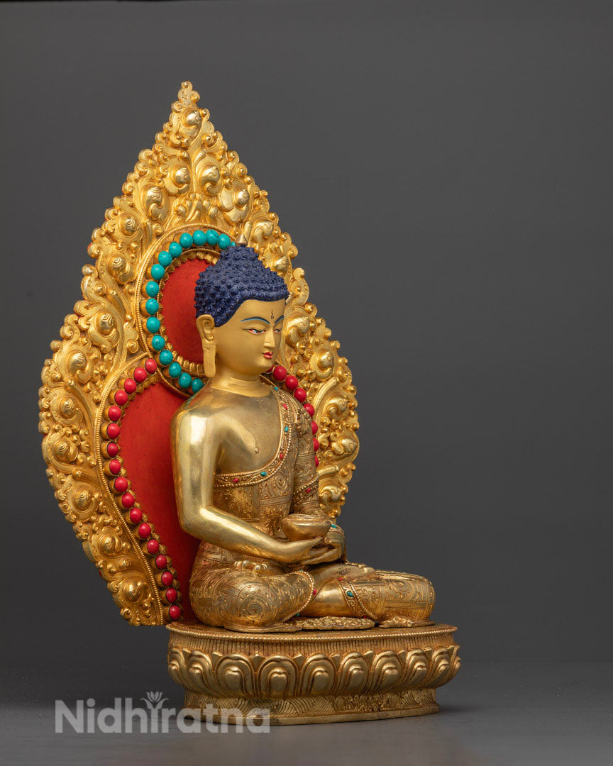 Buddha Amitabha Prayer Statue | Himalayan Artwork of Nepal