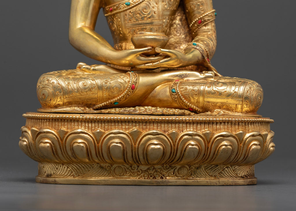 Buddha Amitabha Prayer Statue | Himalayan Artwork of Nepal