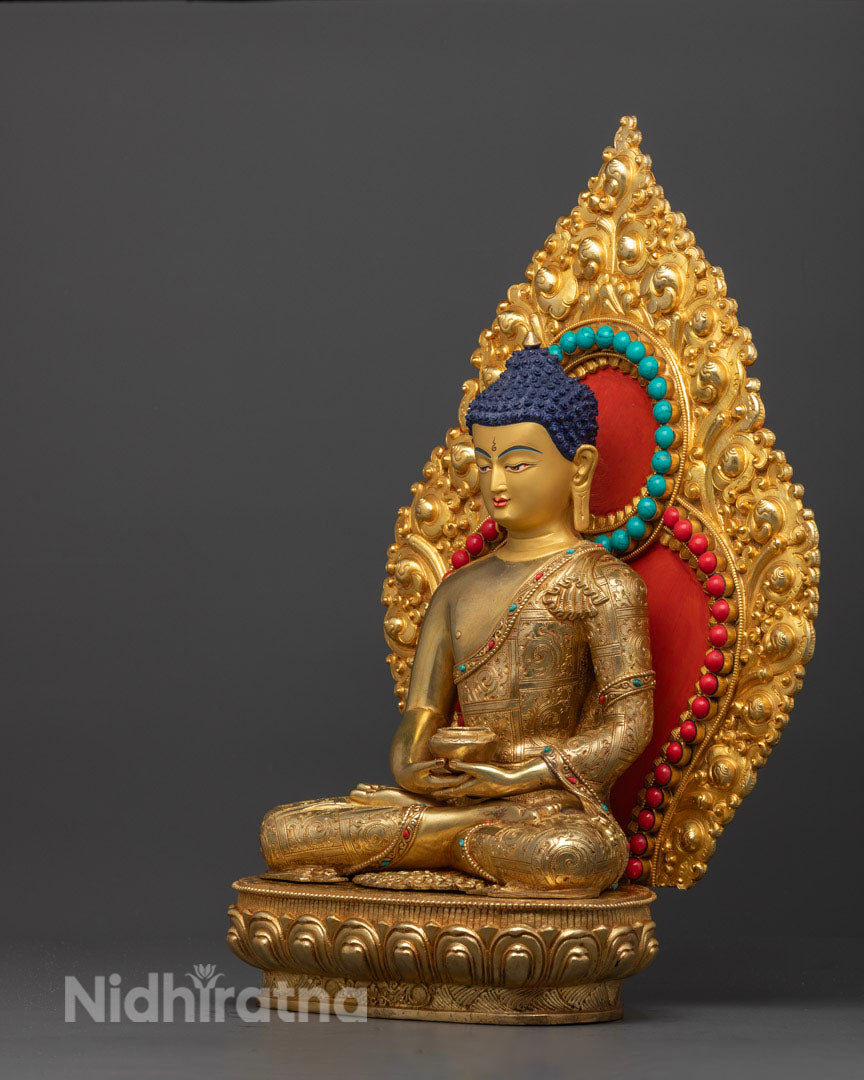 Buddha Amitabha Prayer Statue | Himalayan Artwork of Nepal