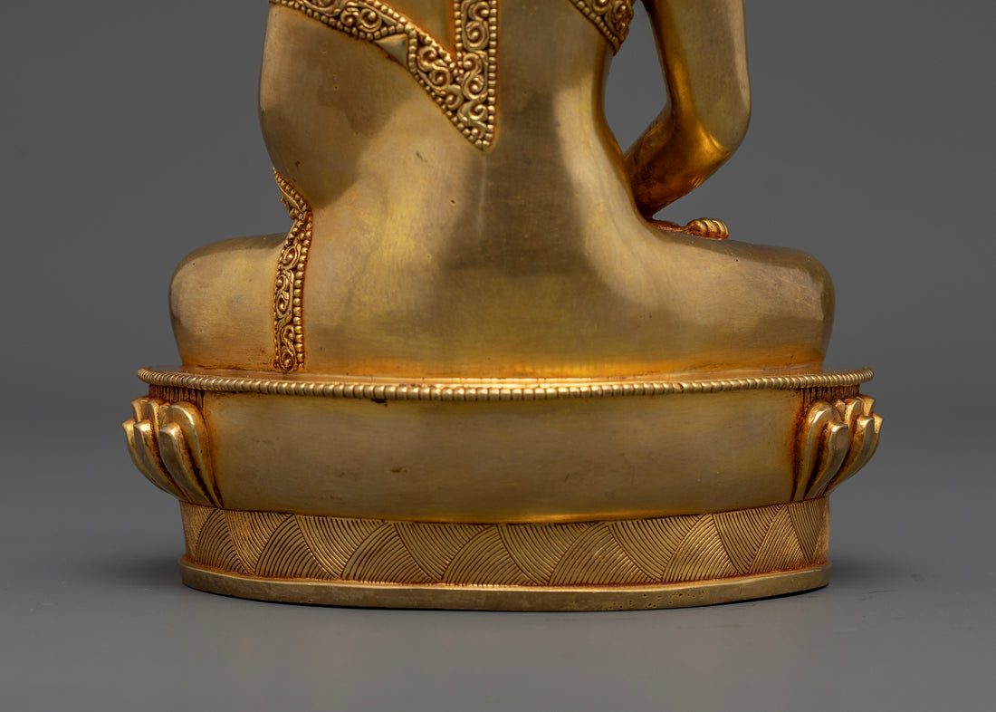 Fine Gold Plated Amitabha Buddha Statue: Exclusive Collection for Practitioners