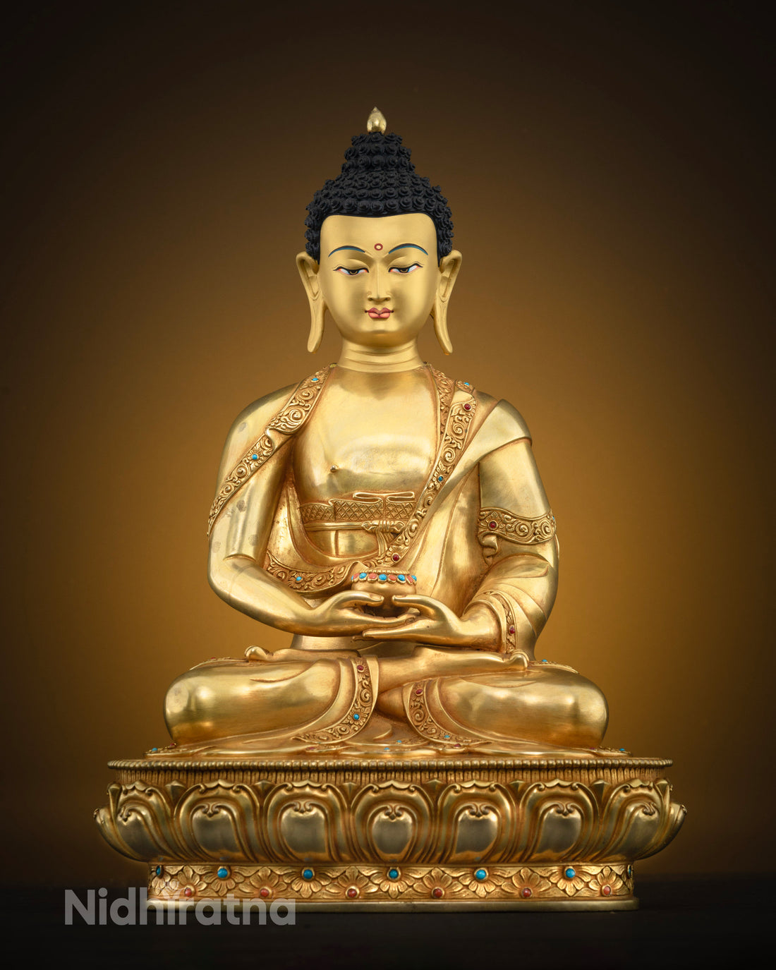 Authentic Amitabha Buddha Statue:  Spiritual Home Decor