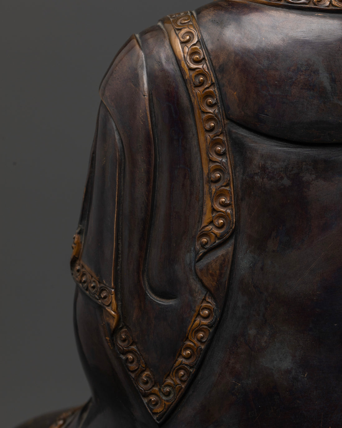 Oxidized Amitabha: Perfect for Meditation Spaces and Zen Gardens