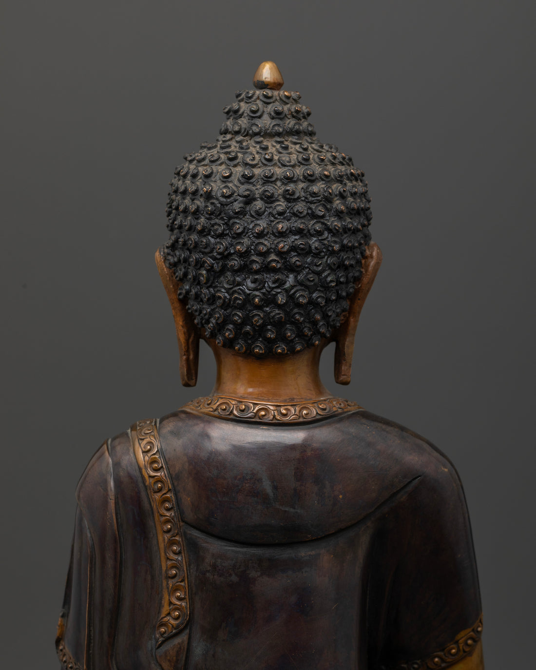 Oxidized Amitabha: Perfect for Meditation Spaces and Zen Gardens