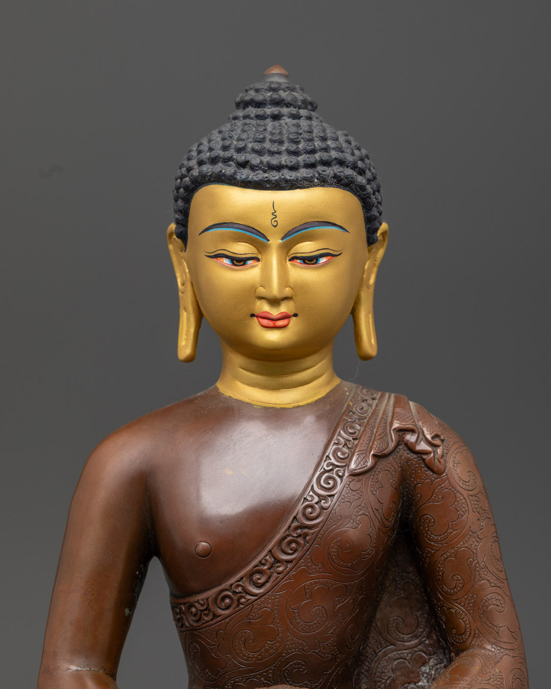 Amitabha Buddha Statue | Handmade Oxidized Copper Art